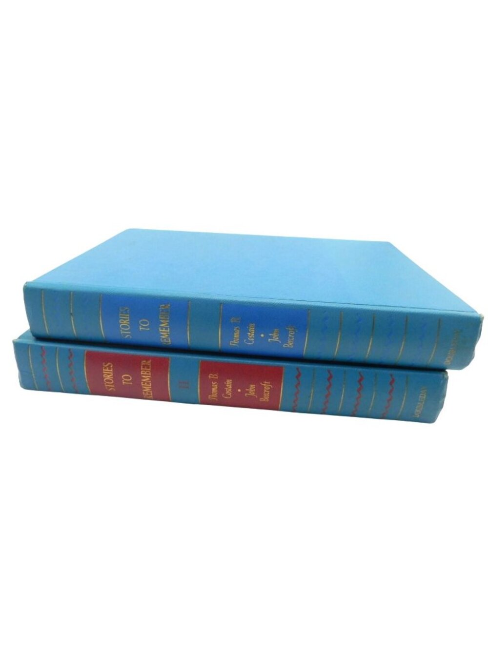 Stories To Remember Volumes I & II Hardcovers 1956 Thomas Costain John Beecroft